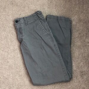 Old Navy broken in straight greystone khakis size 30 x 32